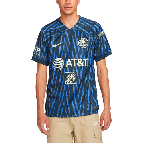 Nike Men's Club America 2022/23 Away Jersey Navy/Lemon Chiffon