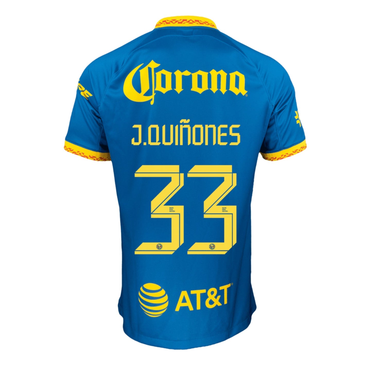 Nike Men's Club America 2023/24 Away Jersey w/ J.Quinones #33 Printing