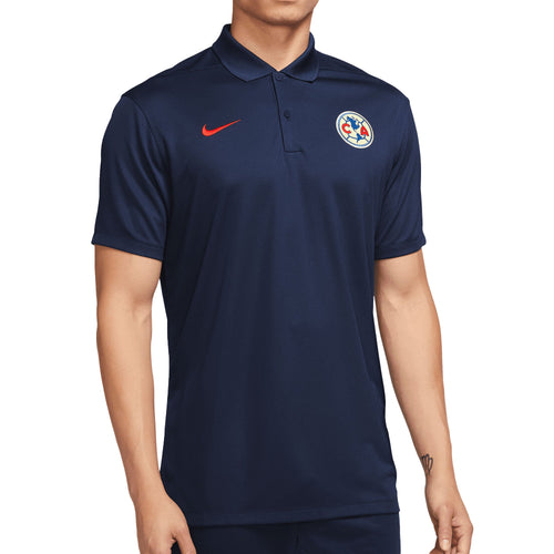 Nike Men's Club America 2023/24 Polo Navy/Red