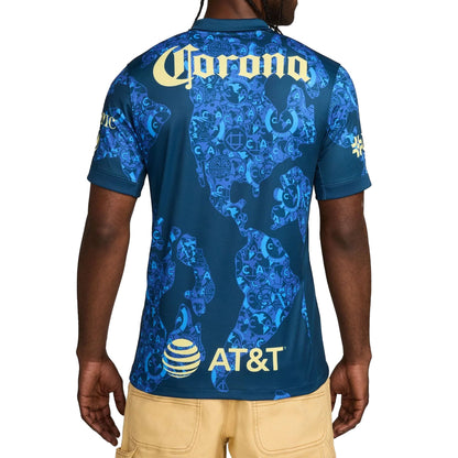 Nike Men's Club America 2024/25 Away Jersey Blue/Lemon Chiffon