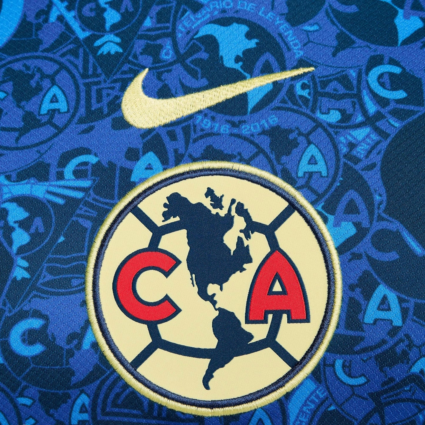 Nike Men's Club America 2024/25 Away Jersey Blue/Lemon Chiffon