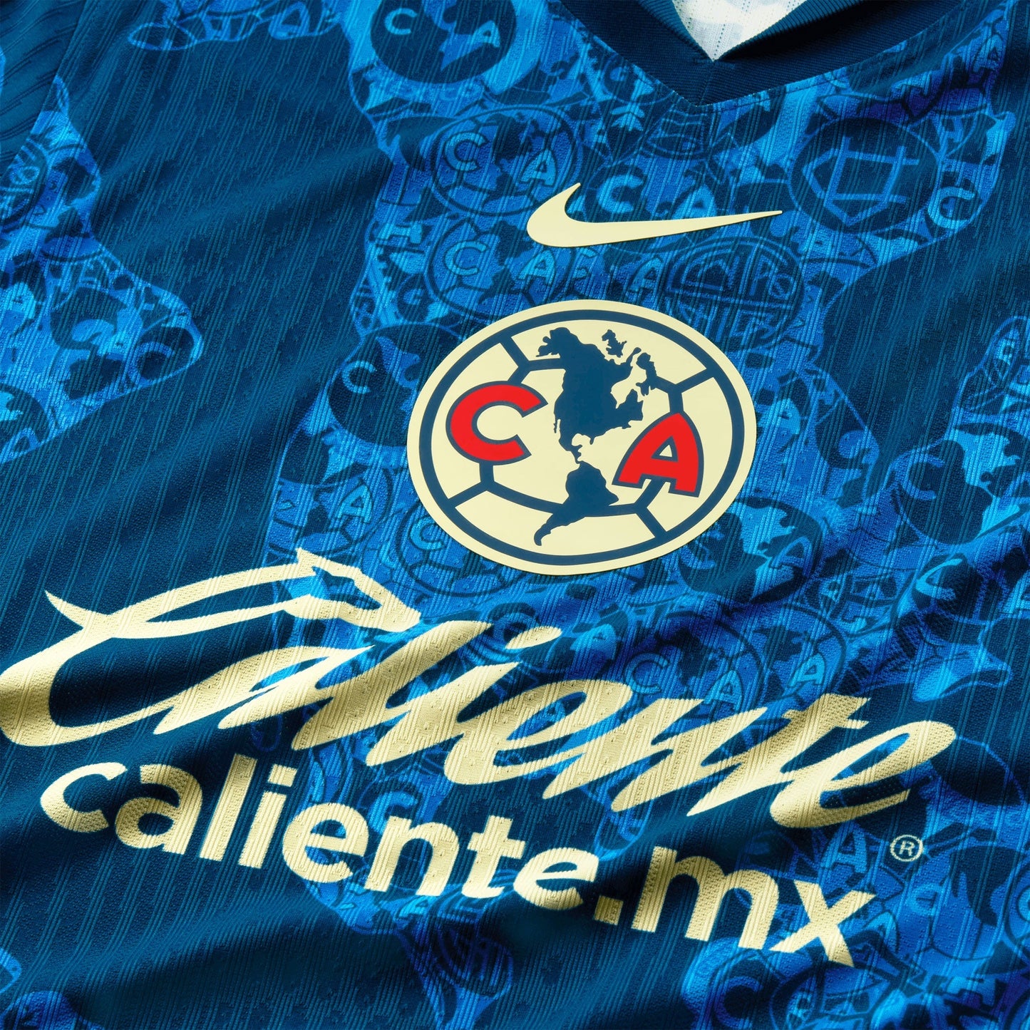 Nike Men's Club America 2024/25 Dri-FIT ADV Away Jersey Blue/Lemon Chiffon