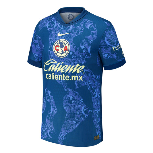 Nike Men's Club America 2024/25 Dri-FIT ADV Away Jersey Blue/Lemon Chiffon