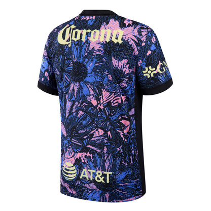 Nike Men's Club America 2024/25 Dri-FIT ADV Third Jersey Medium Blue/Lemon Chiffon