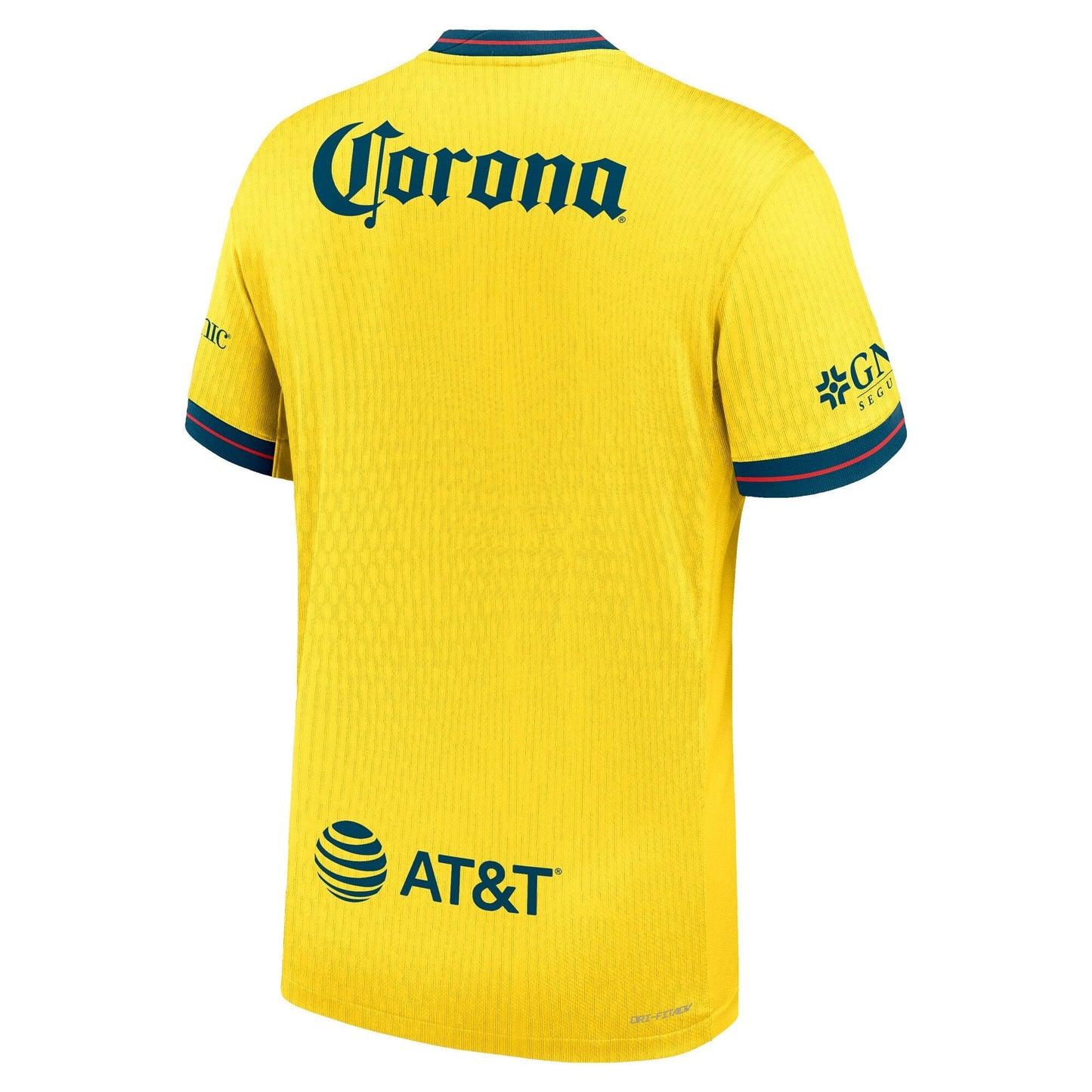Nike Men's Club America 2024/25 Dri-FIT ADV Home Jersey Tour Yellow/Valerian Blue