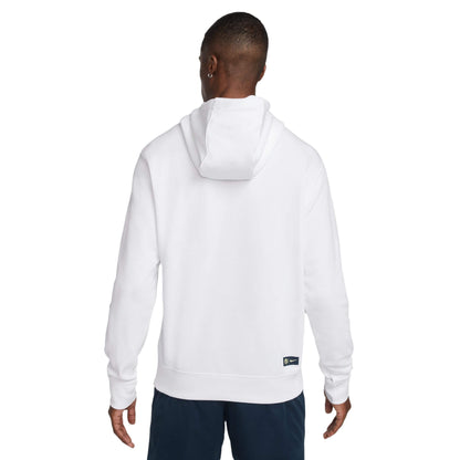 Nike Men's Club America French Terry Hoodie White/Navy