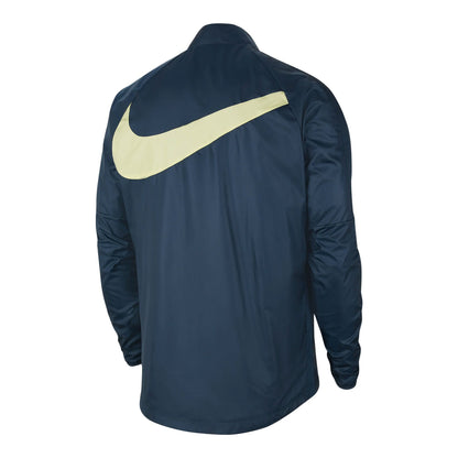 Nike Men's Club America Repel Academy AWF Jacket Armory Navy/Lemon Chiffon