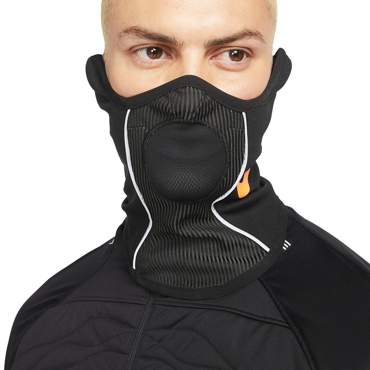 Nike Men's Dri-Fit Strike Snood Winter Warrior Black/Orange