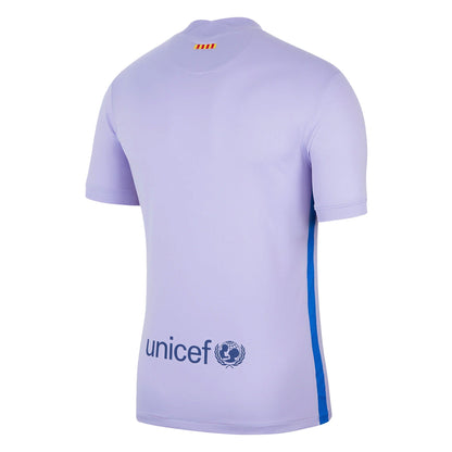 Nike Men's FC Barcelona 2021/22 Away Jersey Purple Pulse