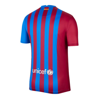 Nike Men's FC Barcelona 2021/22 Home Jersey Soar/Pale Ivory