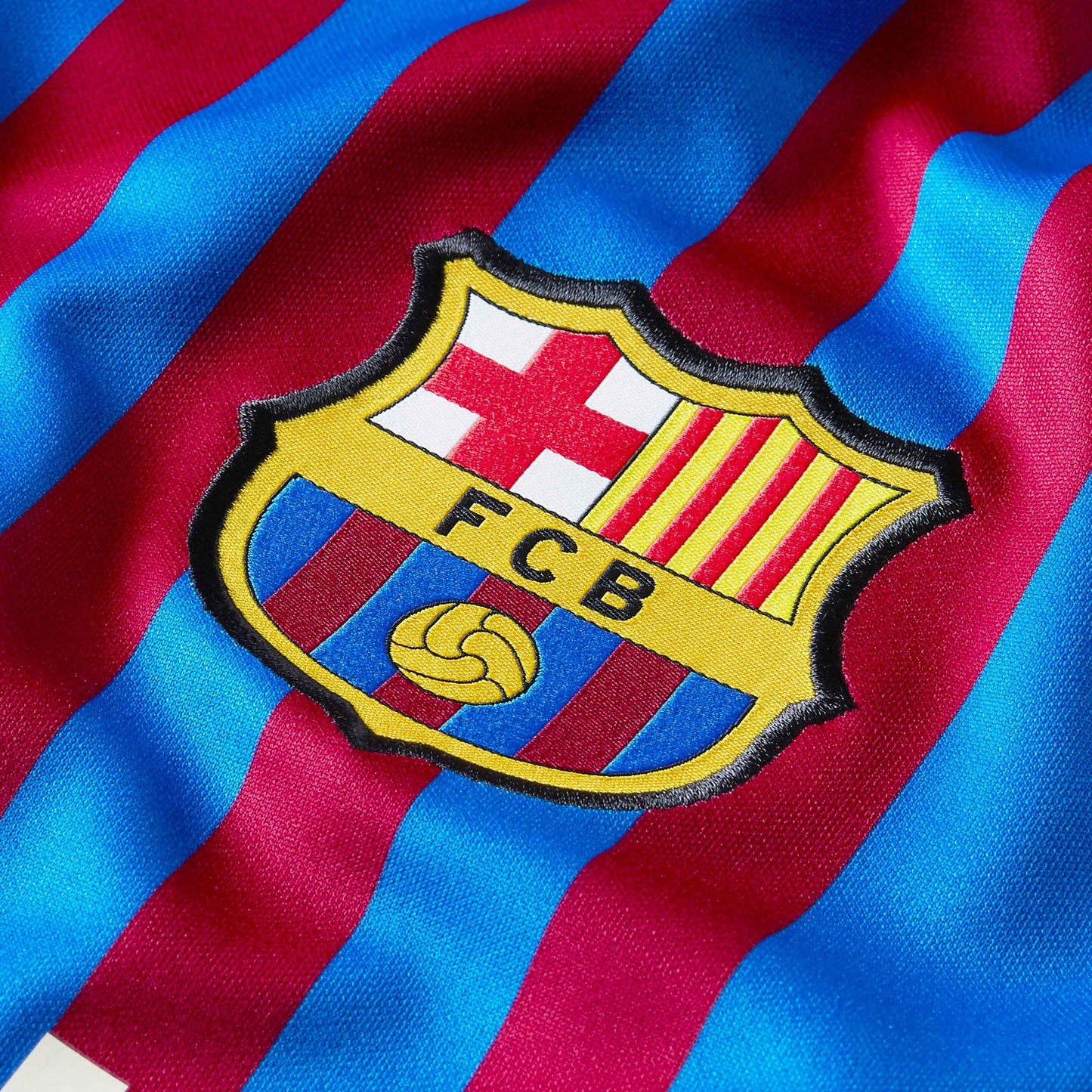 Nike Men's FC Barcelona 2021/22 Home Jersey Soar/Pale Ivory