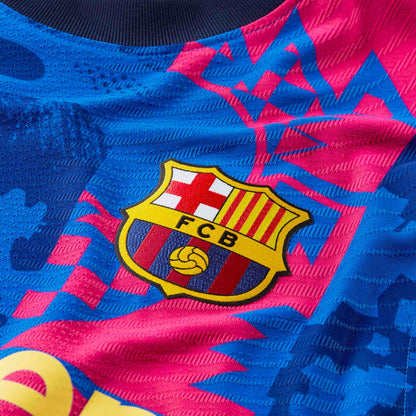 Nike Men's FC Barcelona 2021/22 Dri-FIT ADV Third Match Jersey Hyper Royal/Varsity Maize