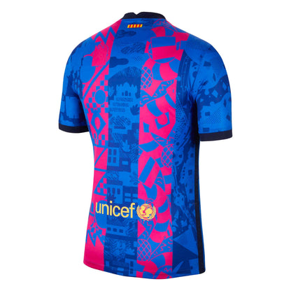 Nike Men's FC Barcelona 2021/22 Third Jersey Hyper Royal/Varsity Maize