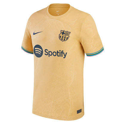 Nike Men's FC Barcelona 2022/23 Away Jersey Club Gold/Obsidian