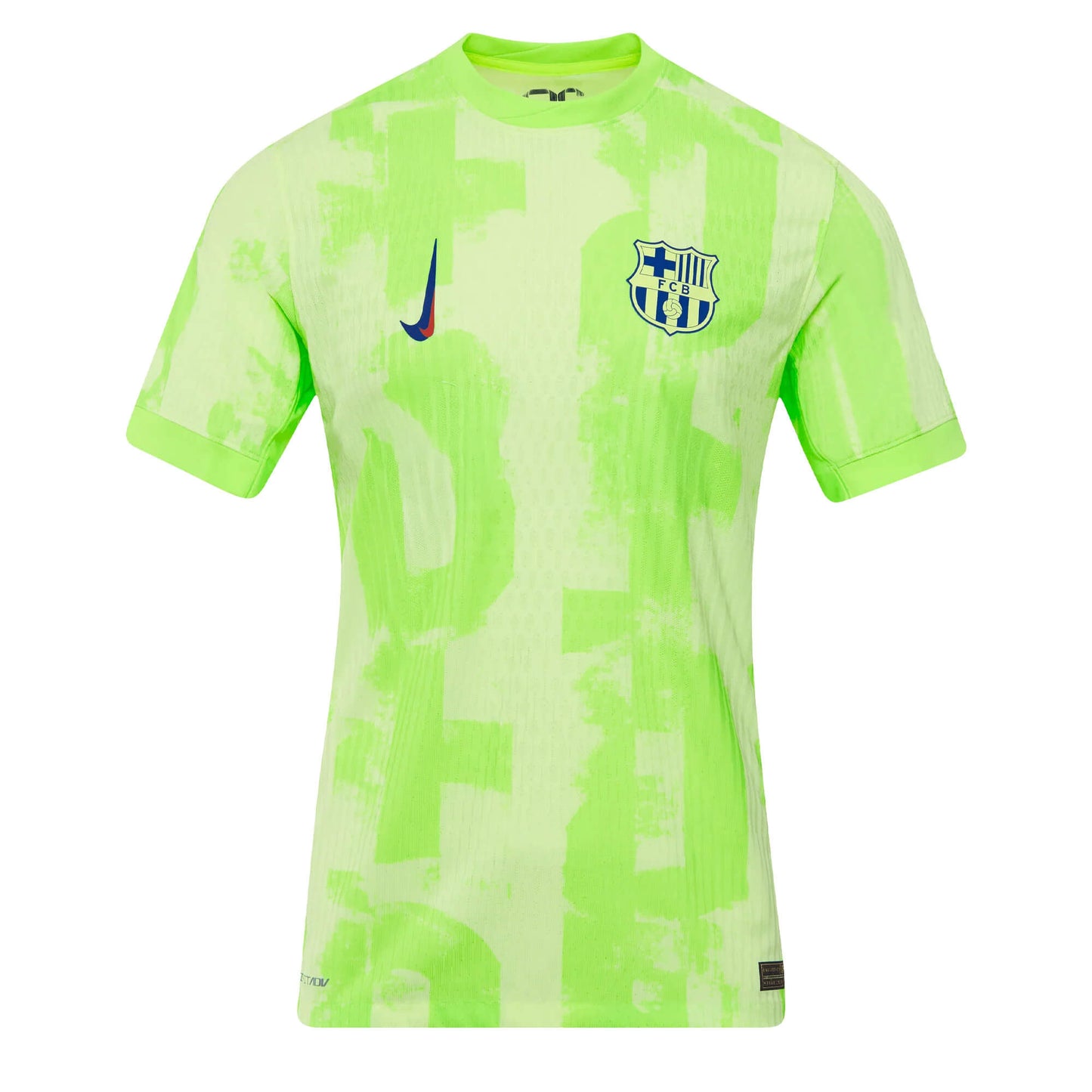 Nike Men's FC Barcelona 2024/25 Dri-FIT ADV Third Jersey Barely Volt/Old Royal