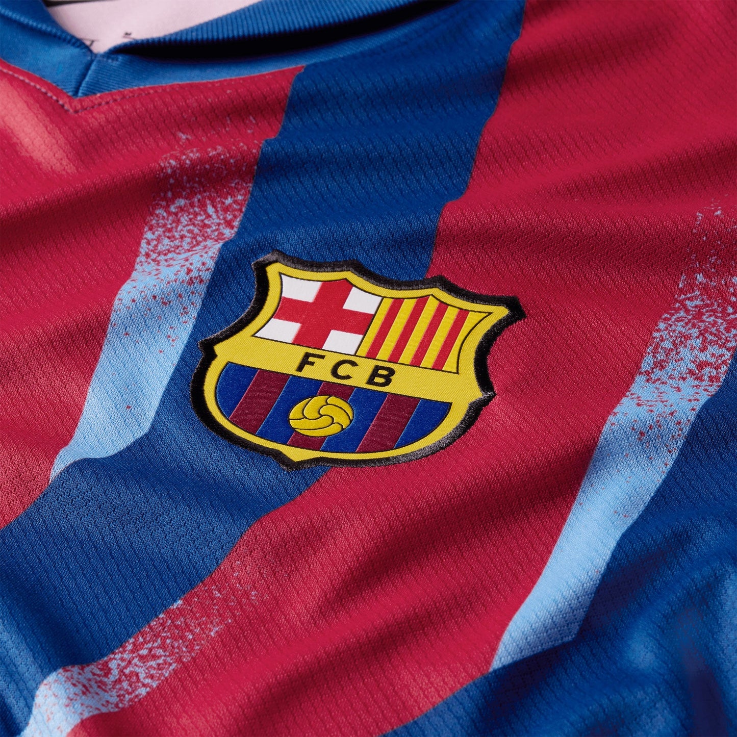 Nike Men's FC Barcelona 2025/26 Fourth Jersey Blue/Red
