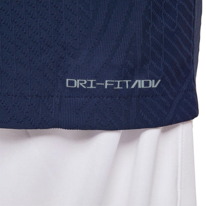Nike Men's France 2022/23  Dri-FIT ADV Home Jersey Midnight Navy/Metallic Gold