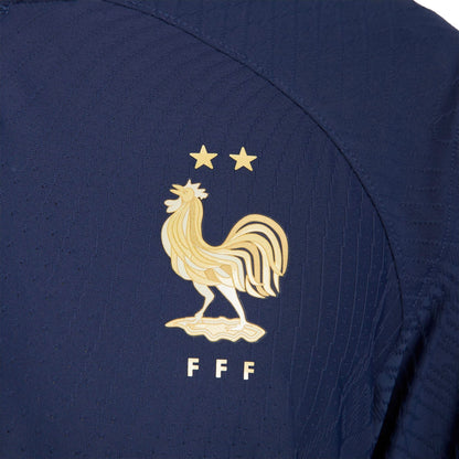 Nike Men's France 2022/23  Dri-FIT ADV Home Jersey Midnight Navy/Metallic Gold