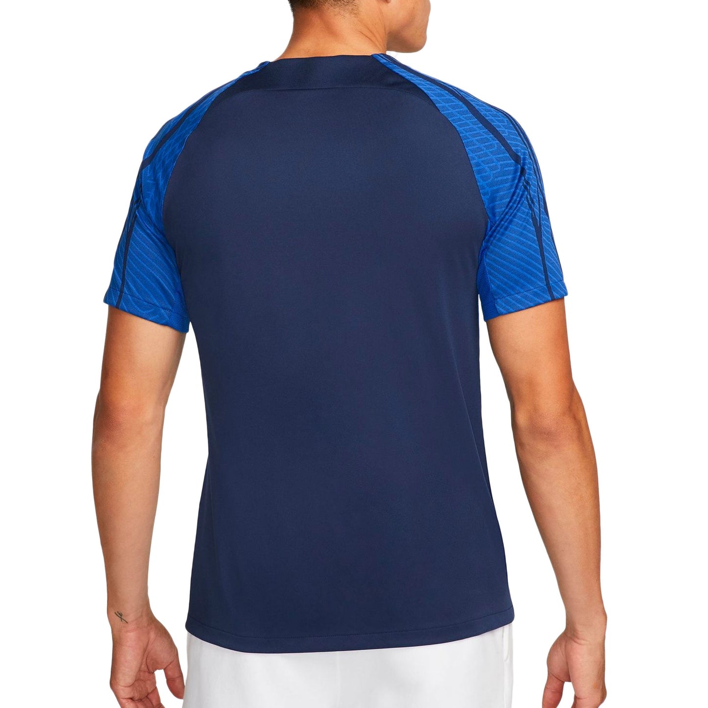 Nike Men's France 2022/23 Strike Jersey Midnight Navy/Metallic Gold