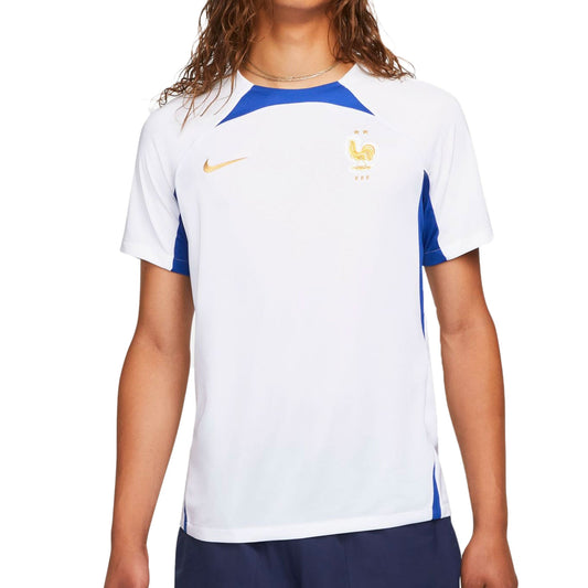 Nike Men's France 2022/23 Training Jersey White/Game Royal