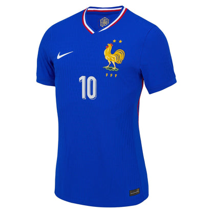 Nike Men's France 2024/25 Dri-Fit ADV Home Jersey w/ Mbappe #10 Printing