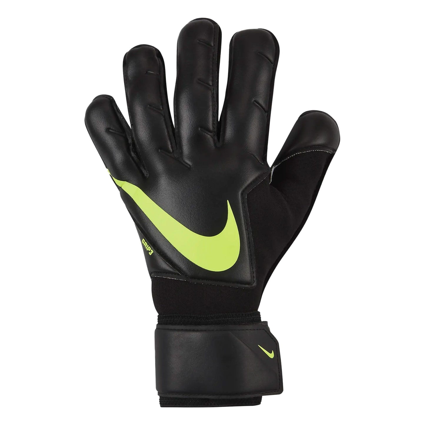 Nike Men's Grip 3 Goalkeeper Gloves Black/Volt