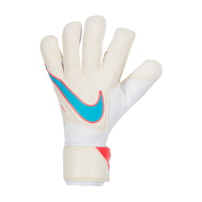Nike Men's Grip 3 Goalkeeper Gloves White/Baltic Blue