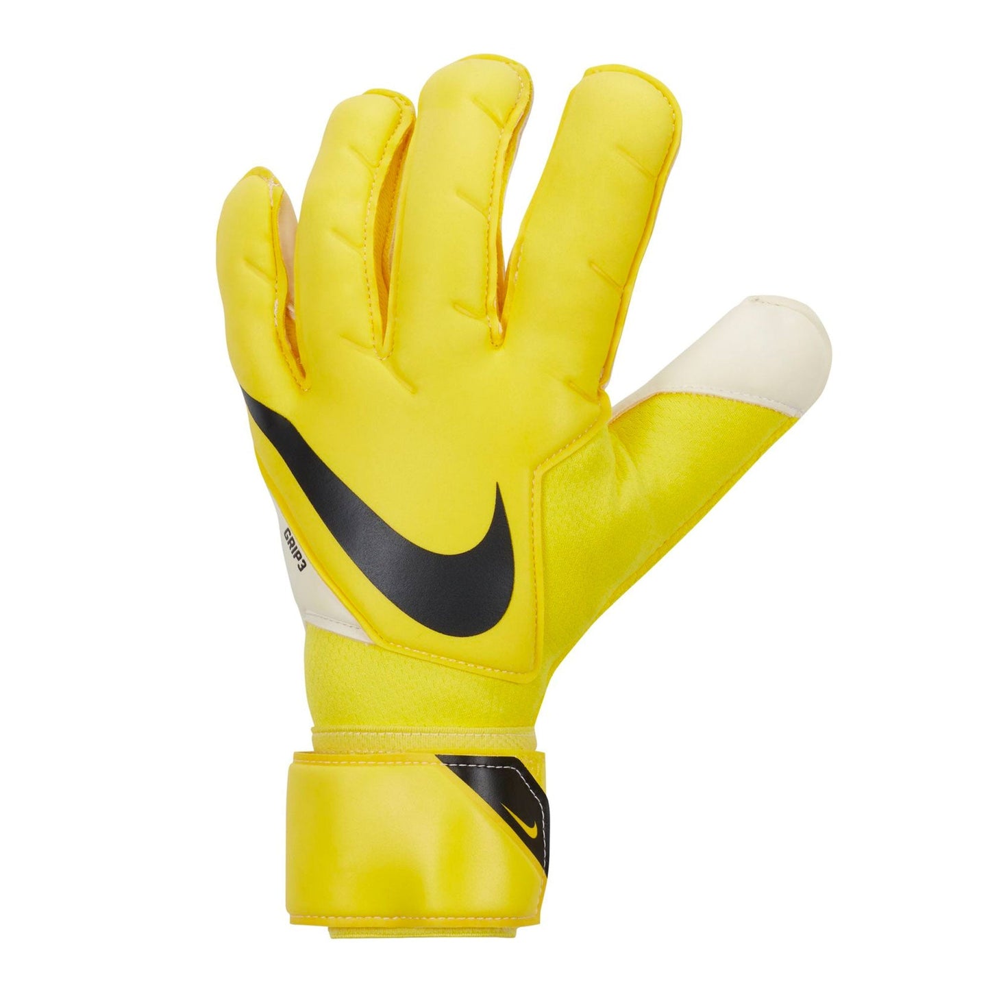 Nike Men's Grip 3 Goalkeeper Gloves Yellow Strike/Black