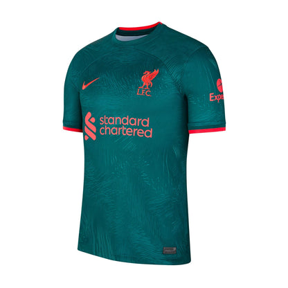 Nike Men's Liverpool FC 2022/23 Third Jersey Atomic Teal/Siren Red