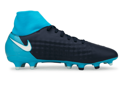 Nike Men's Magista Onda II DF FG Obsidian/White/Gamma Blue