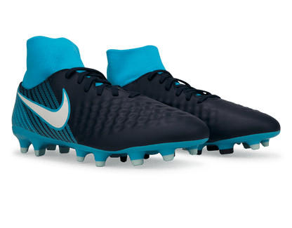 Nike Men's Magista Onda II DF FG Obsidian/White/Gamma Blue