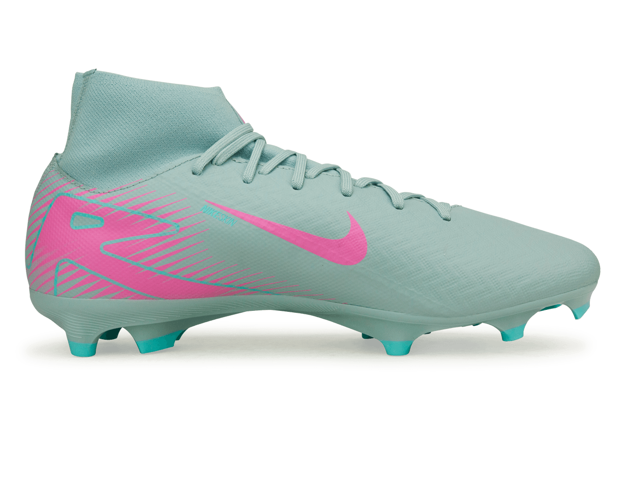 Nike Men's Mercurial Superfly 10 Academy FG/MG Ocean Cube/Pink Blast