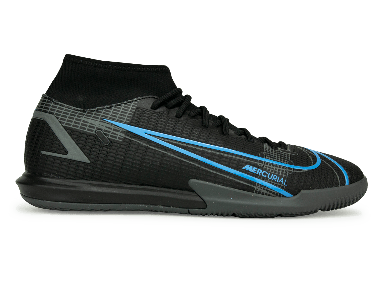 Nike Men's Mercurial Superfly 8 Academy IC Black/Iron Grey