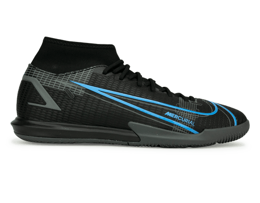 Nike Men's Mercurial Superfly 8 Academy IC Black/Iron Grey