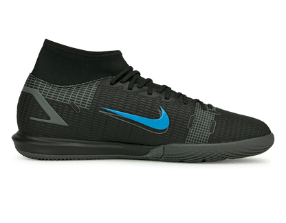Nike Men's Mercurial Superfly 8 Academy IC Black/Iron Grey