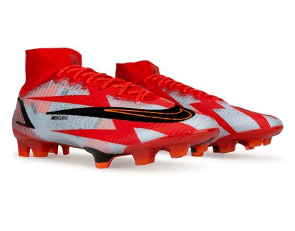 Nike Men's Mercurial Superfly 8 Elite CR7 FG/MG Chile Red/White