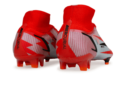 Nike Men's Mercurial Superfly 8 Elite CR7 FG/MG Chile Red/White