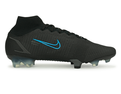 Nike Men's Mercurial Superfly 8 Elite FG Black/Blue