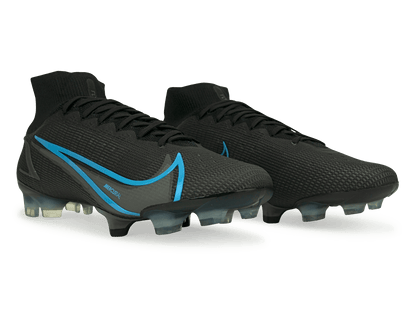 Nike Men's Mercurial Superfly 8 Elite FG Black/Blue