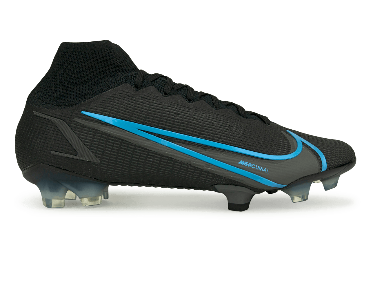 Nike Men's Mercurial Superfly 8 Elite FG Black/Blue