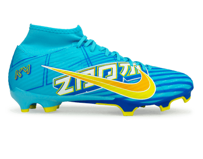Nike Men's Zoom Mercurial Superfly 9 Academy KM FG/MG Blue/White