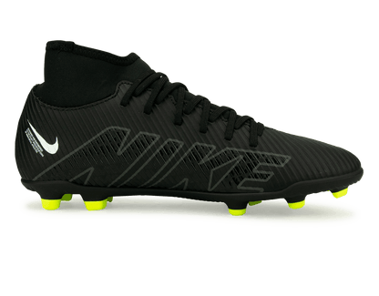 Nike Men's Zoom Mercurial Superfly 9 Club FG/MG Black/Volt