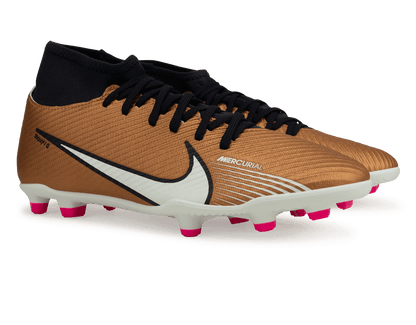 Nike Men's Zoom Mercurial Superfly 9 Club FG/MG Metallic Copper
