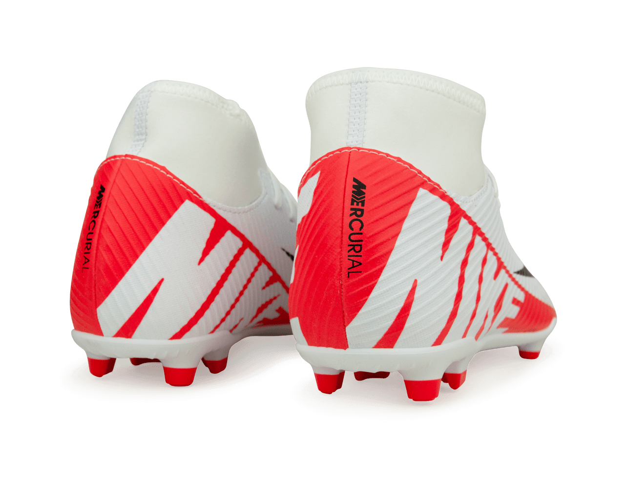 Nike Men's Zoom Mercurial Superfly 9 Club FG/MG White/Red