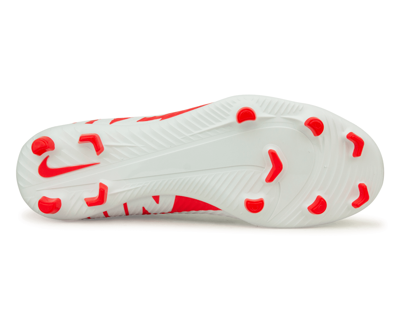 Nike Men's Zoom Mercurial Superfly 9 Club FG/MG White/Red