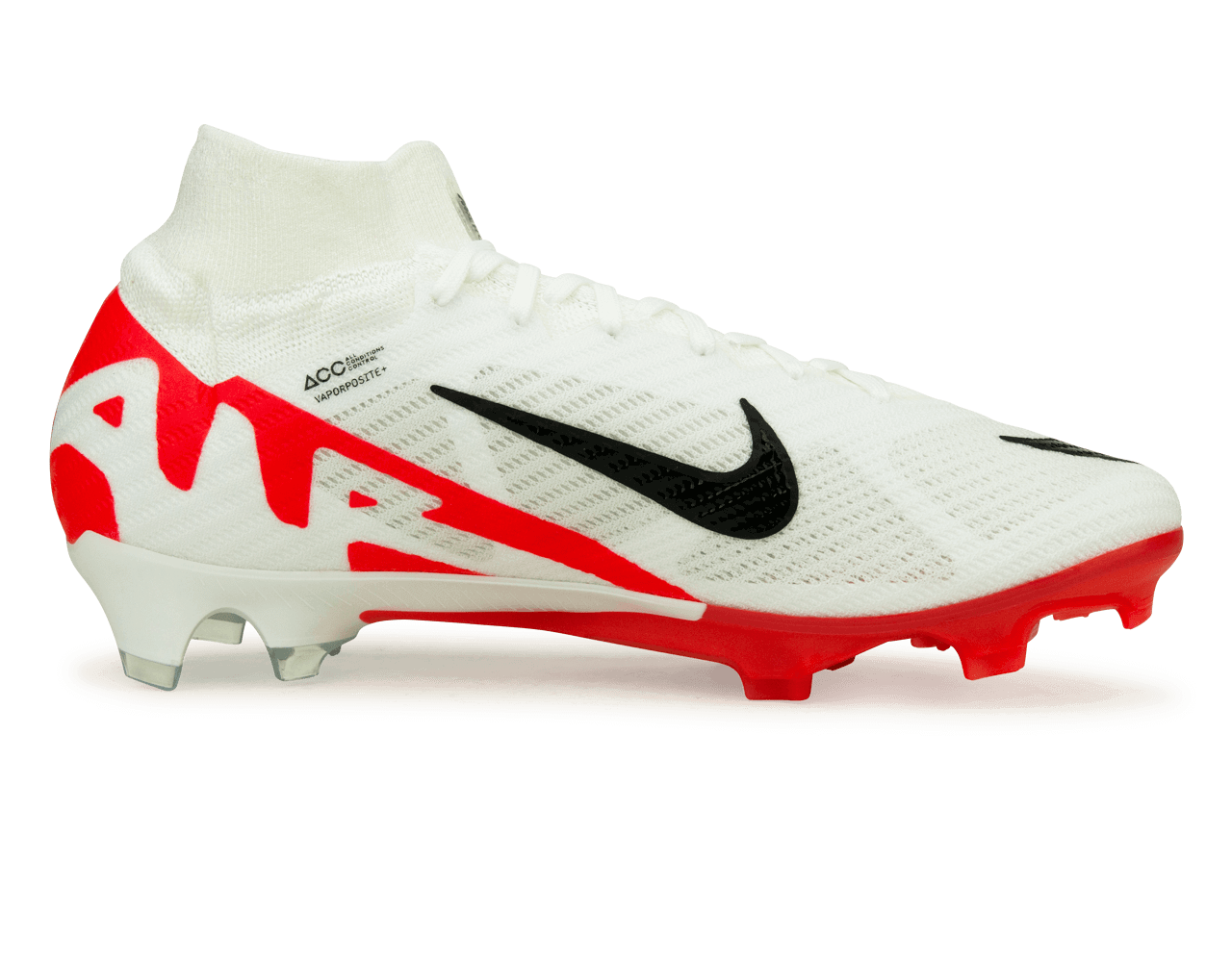 Nike Men's Zoom Mercurial Superfly 9 Elite FG White/Red