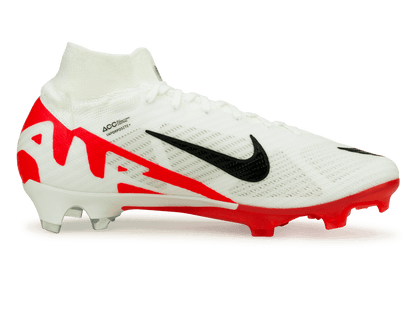 Nike Men's Zoom Mercurial Superfly 9 Elite FG White/Red