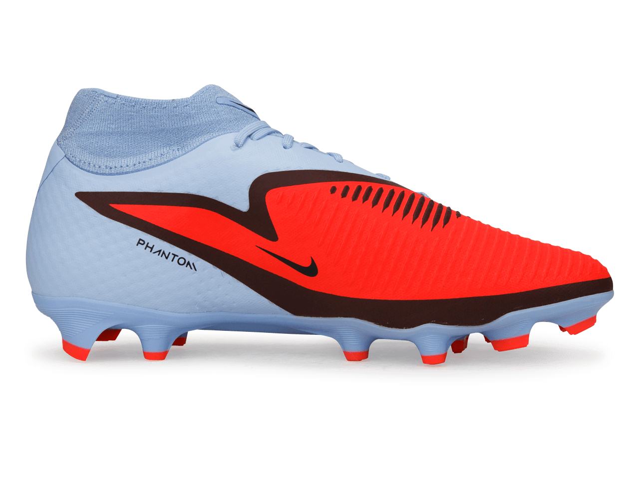 Nike Men's Phantom 6 High Academy FG/MG Royal Tint/Bright Crimson