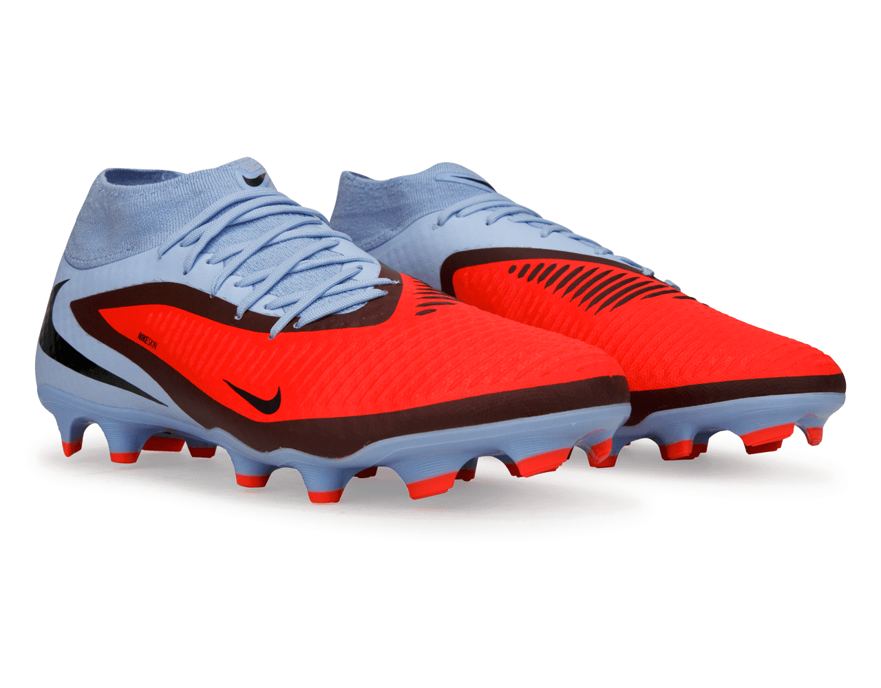 Nike Men's Phantom 6 High Academy FG/MG Royal Tint/Bright Crimson