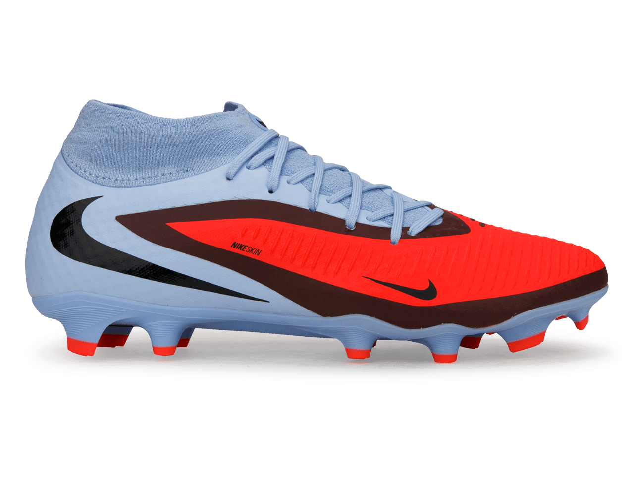 Nike Men's Phantom 6 High Academy FG/MG Royal Tint/Bright Crimson